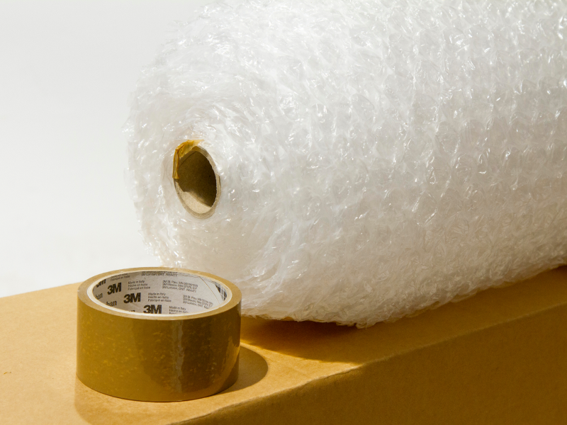 Courier Approved Bubble Wrap & Tape